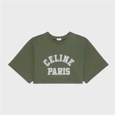 celine t shirt green|Celine t shirt authentic.